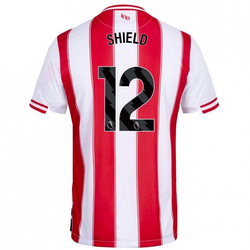 Danxen Women Ollie Shield #12 Red White Home Jersey 2025/26 T-Shirt