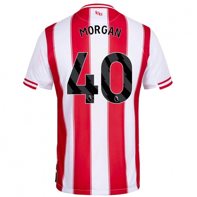 Danxen Women Iwan Morgan #40 Red White Home Jersey 2025/26 T-Shirt