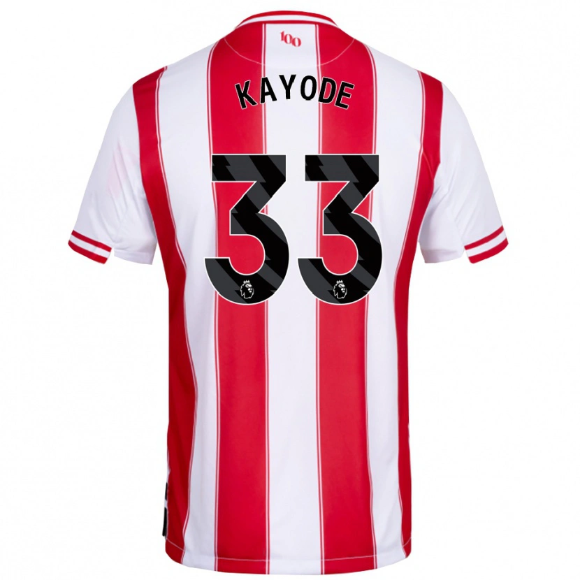 Danxen Women Michael Kayode #33 Red White Home Jersey 2025/26 T-Shirt
