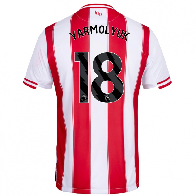 Danxen Women Yegor Yarmolyuk #18 Red White Home Jersey 2025/26 T-Shirt