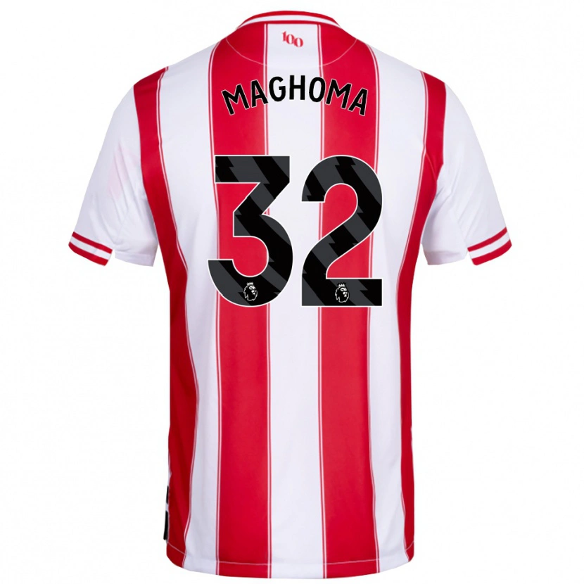 Danxen Women Paris Maghoma #32 Red White Home Jersey 2025/26 T-Shirt