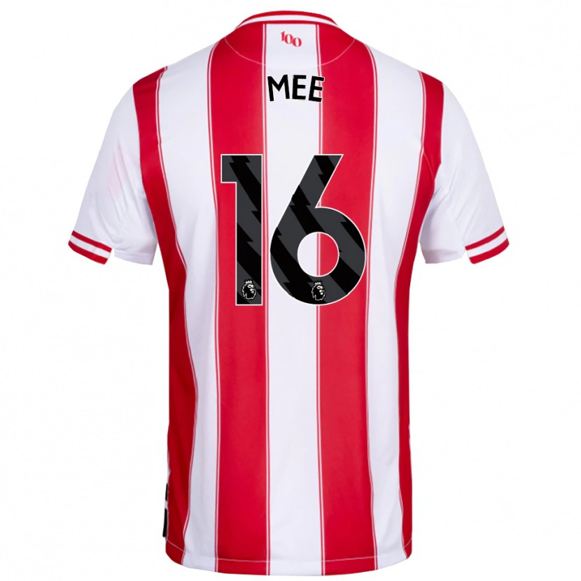 Danxen Women Ben Mee #16 Red White Home Jersey 2025/26 T-Shirt