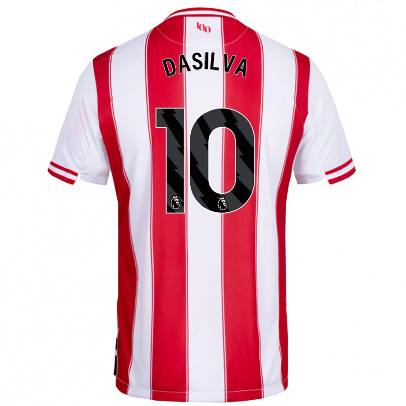 Danxen Women Josh Dasilva #10 Red White Home Jersey 2025/26 T-Shirt