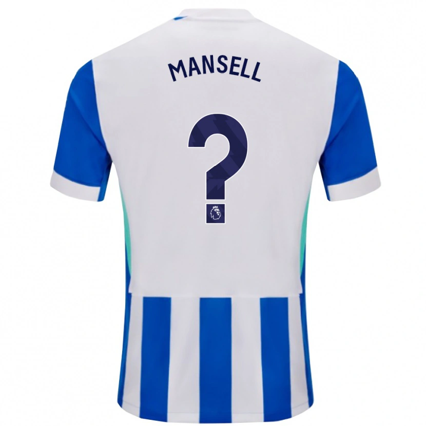 Danxen Women Alfie Mansell #0 Blue White Home Jersey 2025/26 T-Shirt