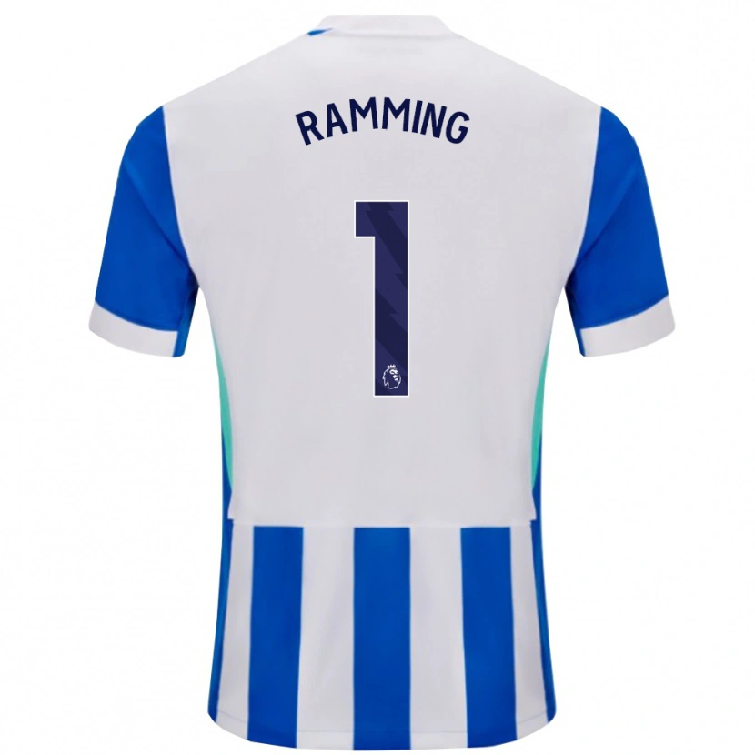 Danxen Women Nils Ramming #1 Blue White Home Jersey 2025/26 T-Shirt