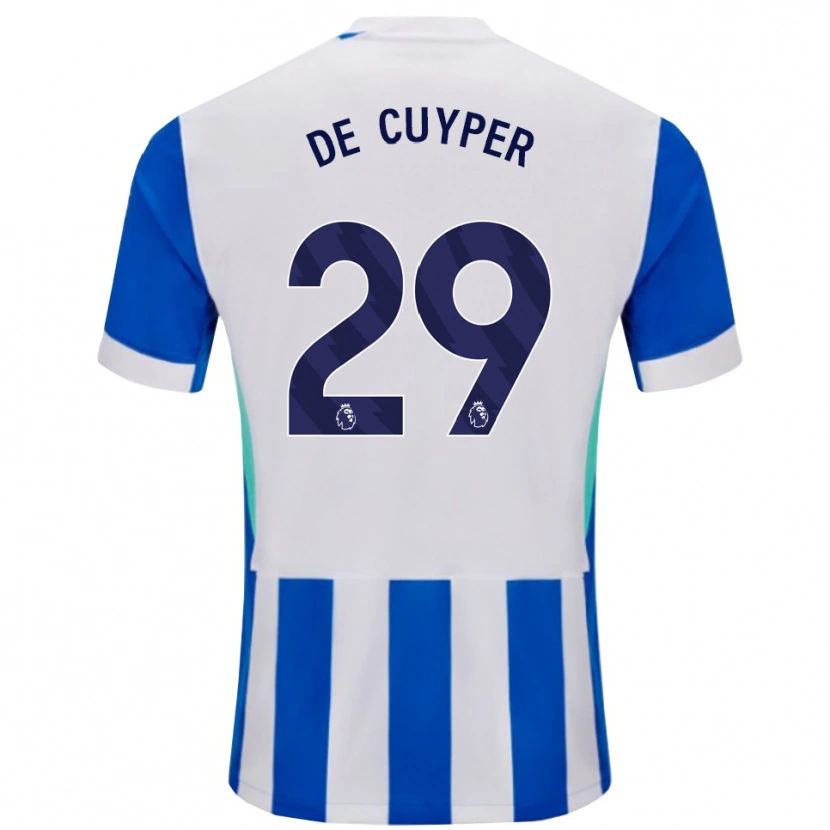 Danxen Women Maxim De Cuyper #29 Blue White Home Jersey 2025/26 T-Shirt