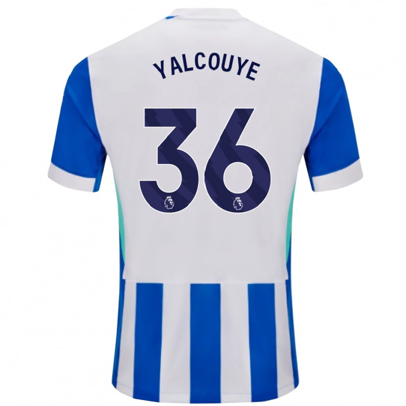 Danxen Women Malick Yalcouyé #36 Blue White Home Jersey 2025/26 T-Shirt