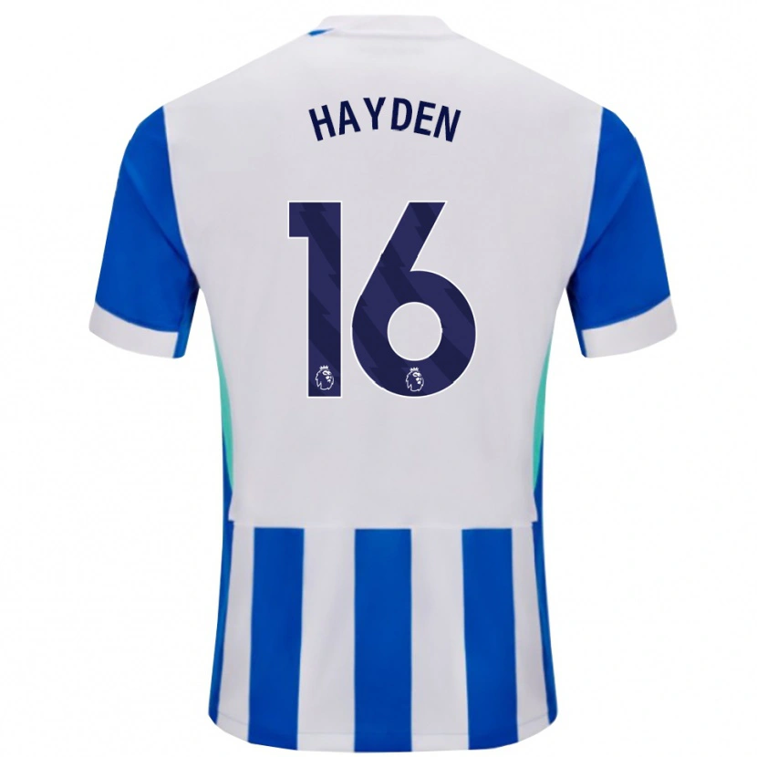 Danxen Women Matthew Hayden #16 Blue White Home Jersey 2025/26 T-Shirt