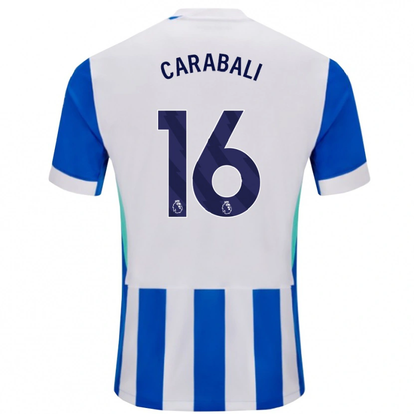 Danxen Women Jorelyn Carabalí #16 Blue White Home Jersey 2025/26 T-Shirt