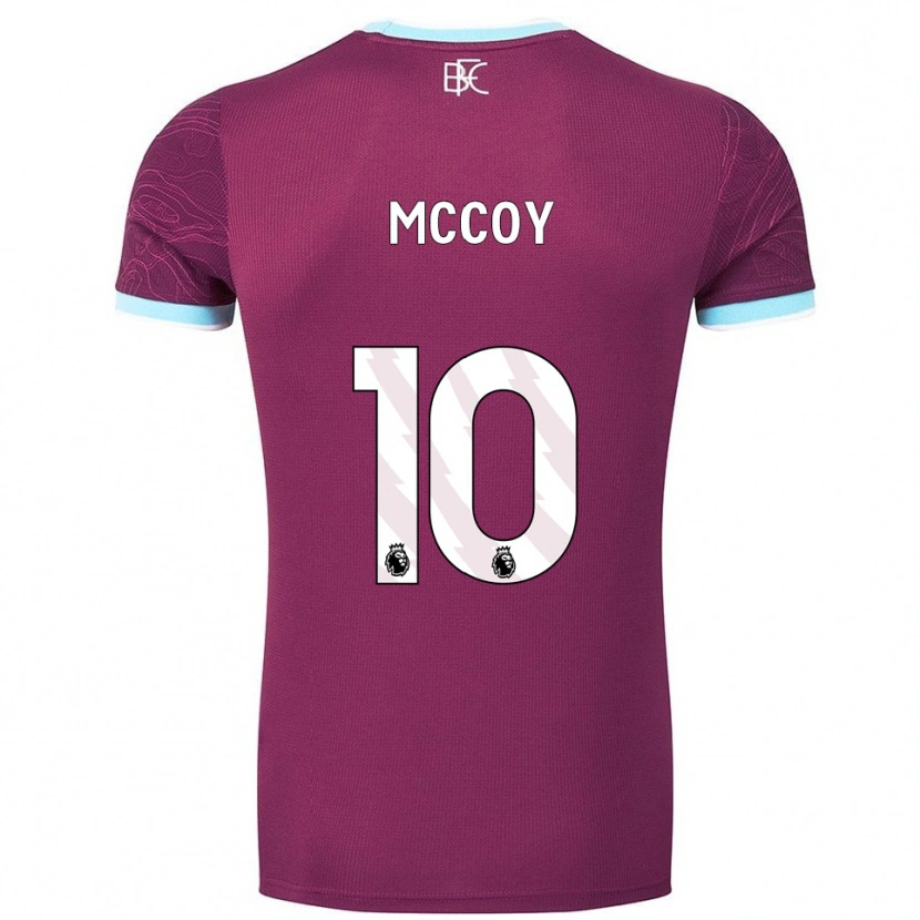 Danxen Women Adam Mccoy #10 Burgundy Sky Blue Home Jersey 2025/26 T-Shirt