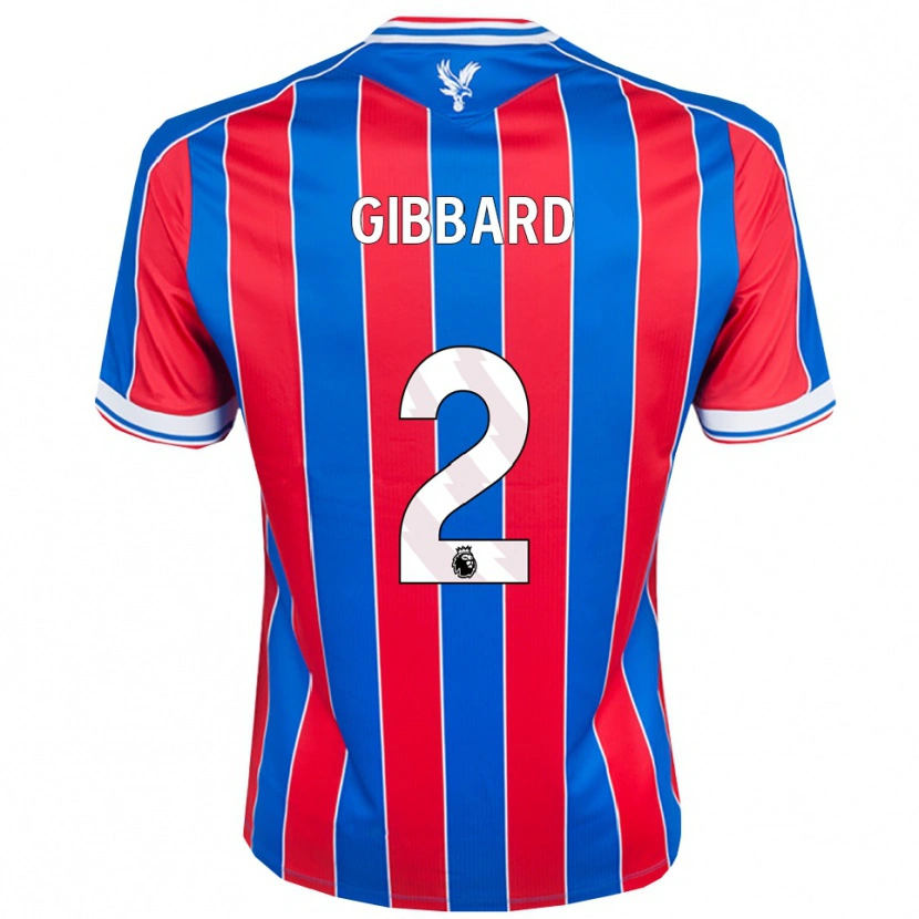Danxen Women Joseph Gibbard #2 Blue Red White Home Jersey 2025/26 T-Shirt