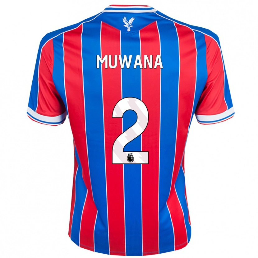 Danxen Women Joshua Muwana #2 Blue Red White Home Jersey 2025/26 T-Shirt