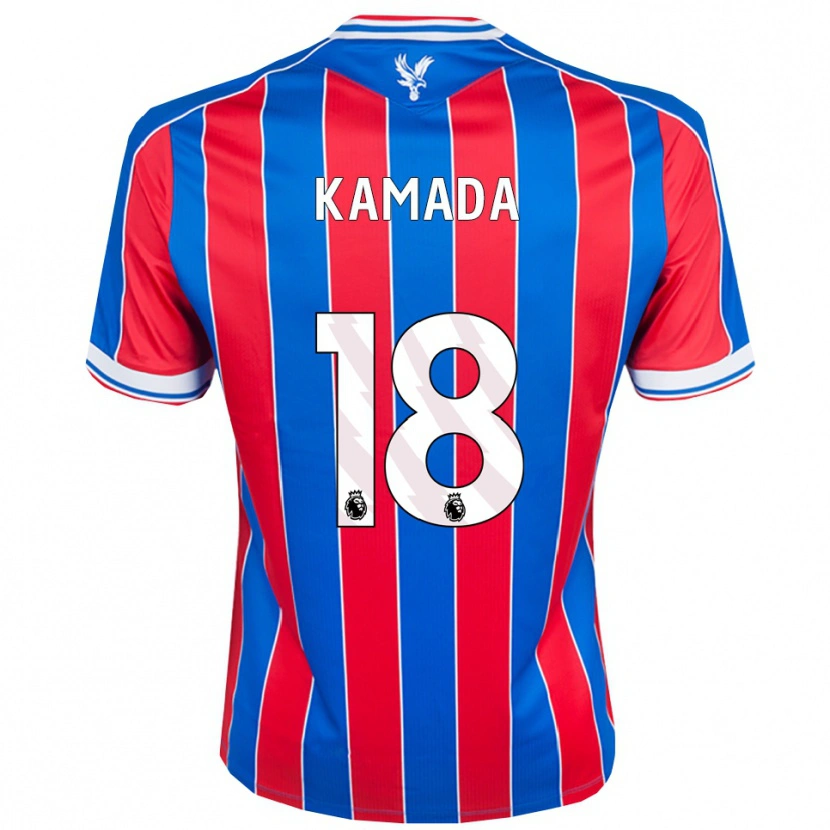 Danxen Women Daichi Kamada #18 Blue Red White Home Jersey 2025/26 T-Shirt