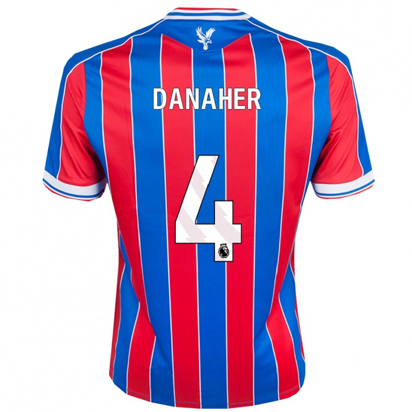 Danxen Women Euan Danaher #4 Blue Red White Home Jersey 2025/26 T-Shirt