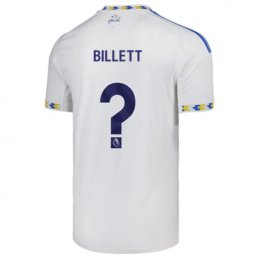 Danxen Women Joe Billett #0 White  Blue Home Jersey 2025/26 T-Shirt