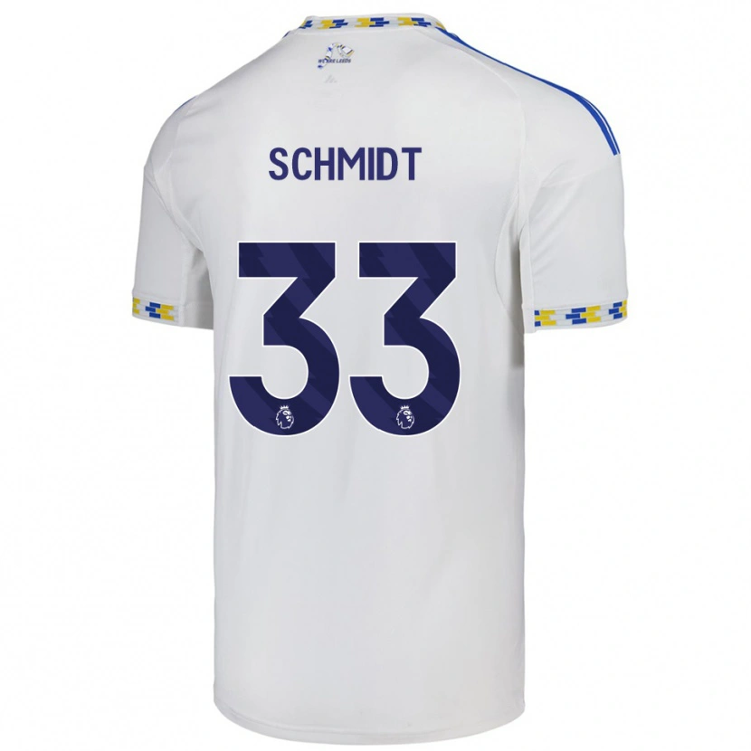Danxen Women Isaac Schmidt #33 White  Blue Home Jersey 2025/26 T-Shirt