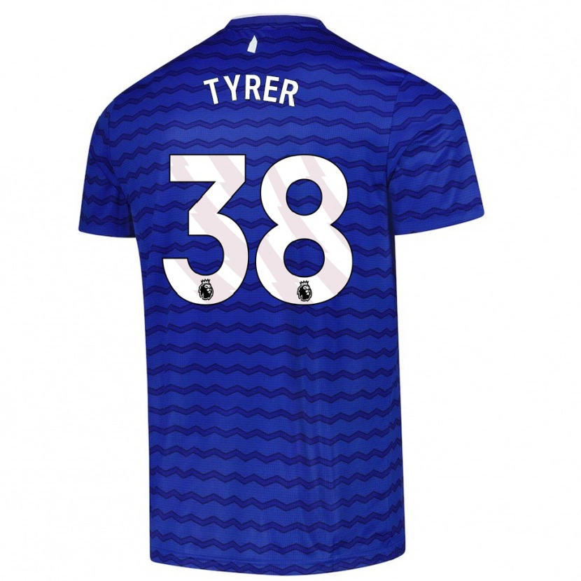 Danxen Women Harry Tyrer #38 Blue  Navy Home Jersey 2025/26 T-Shirt