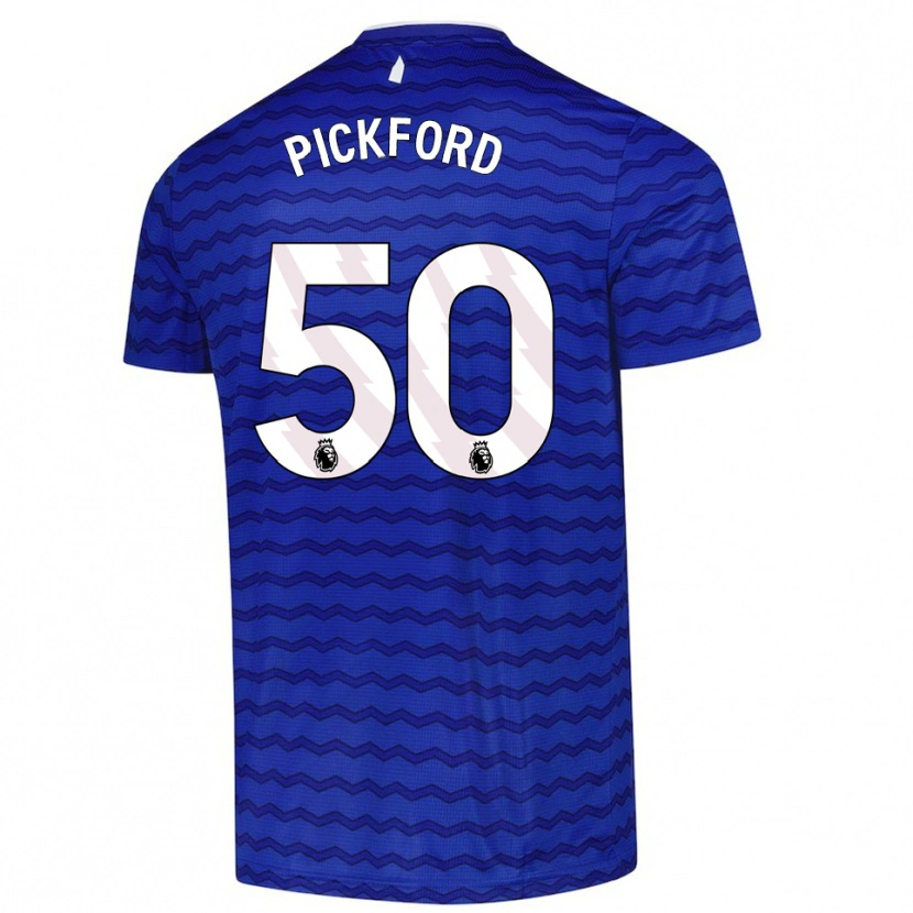 Danxen Women George Pickford #50 Blue  Navy Home Jersey 2025/26 T-Shirt
