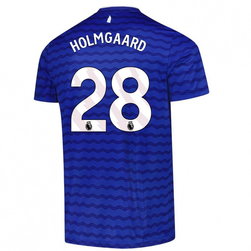 Danxen Women Karen Holmgaard #28 Blue  Navy Home Jersey 2025/26 T-Shirt