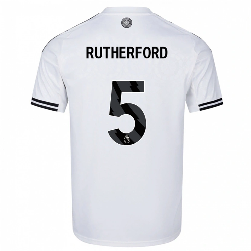 Danxen Women Leeta Rutherford #5 White Black Home Jersey 2025/26 T-Shirt