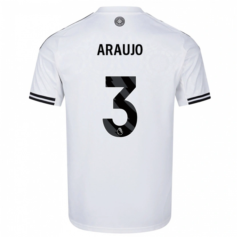 Danxen Women Harvey Araujo #3 White Black Home Jersey 2025/26 T-Shirt
