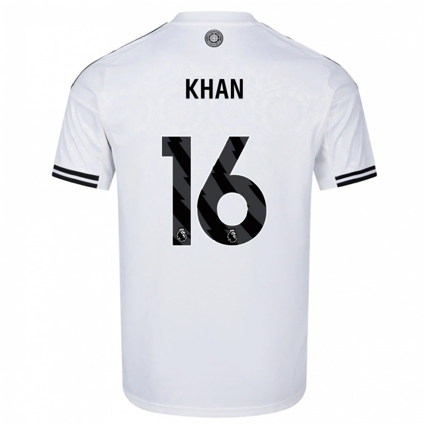 Danxen Women Ruban Khan #16 White Black Home Jersey 2025/26 T-Shirt