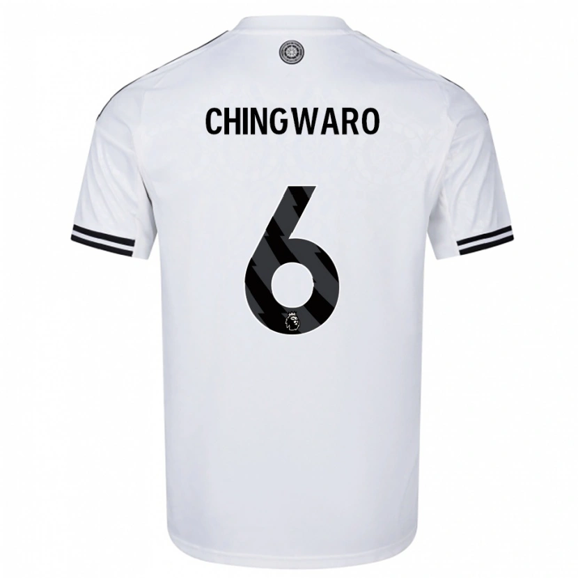 Danxen Women Seth Chingwaro #6 White Black Home Jersey 2025/26 T-Shirt