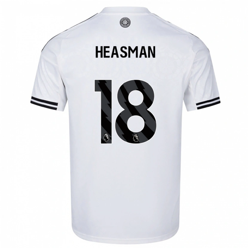 Danxen Women Georgia Heasman #18 White Black Home Jersey 2025/26 T-Shirt