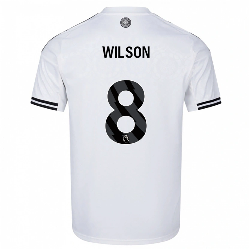Danxen Women Harry Wilson #8 White Black Home Jersey 2025/26 T-Shirt