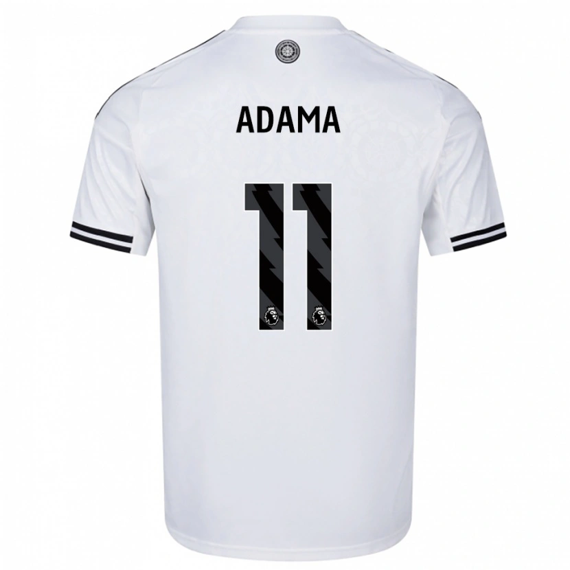 Danxen Women Adama Traoré #11 White Black Home Jersey 2025/26 T-Shirt