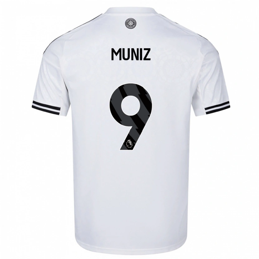 Danxen Women Rodrigo Muniz #9 White Black Home Jersey 2025/26 T-Shirt