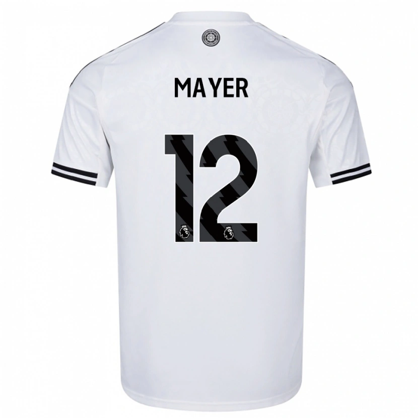 Danxen Women Oliver Mayer #12 White Black Home Jersey 2025/26 T-Shirt