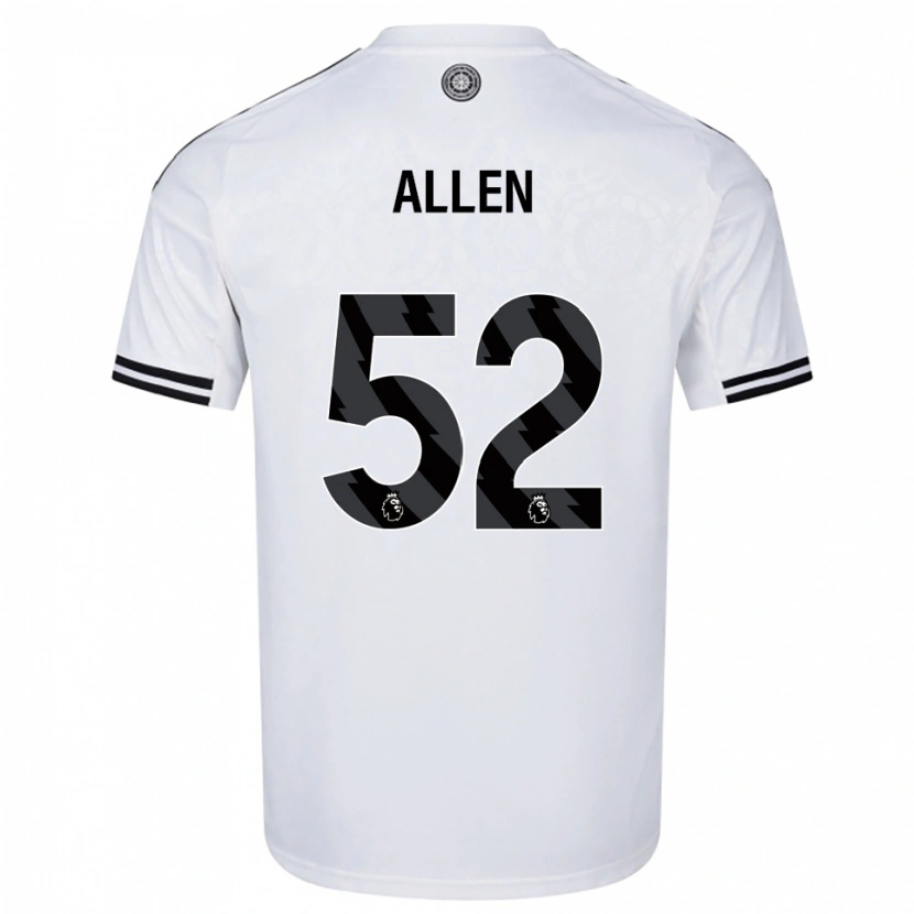 Danxen Women Michael Allen #52 White Black Home Jersey 2025/26 T-Shirt