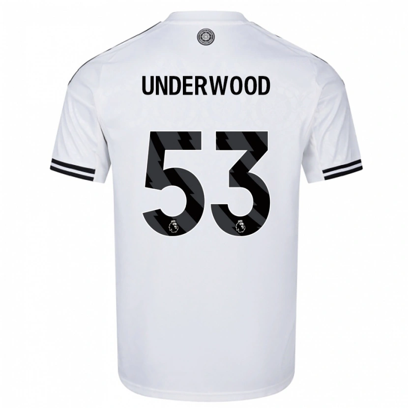 Danxen Women Marco Underwood #53 White Black Home Jersey 2025/26 T-Shirt