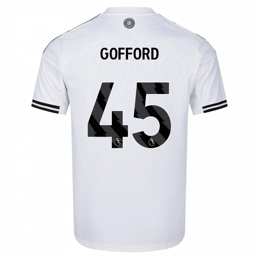 Danxen Women Oliver Gofford #45 White Black Home Jersey 2025/26 T-Shirt
