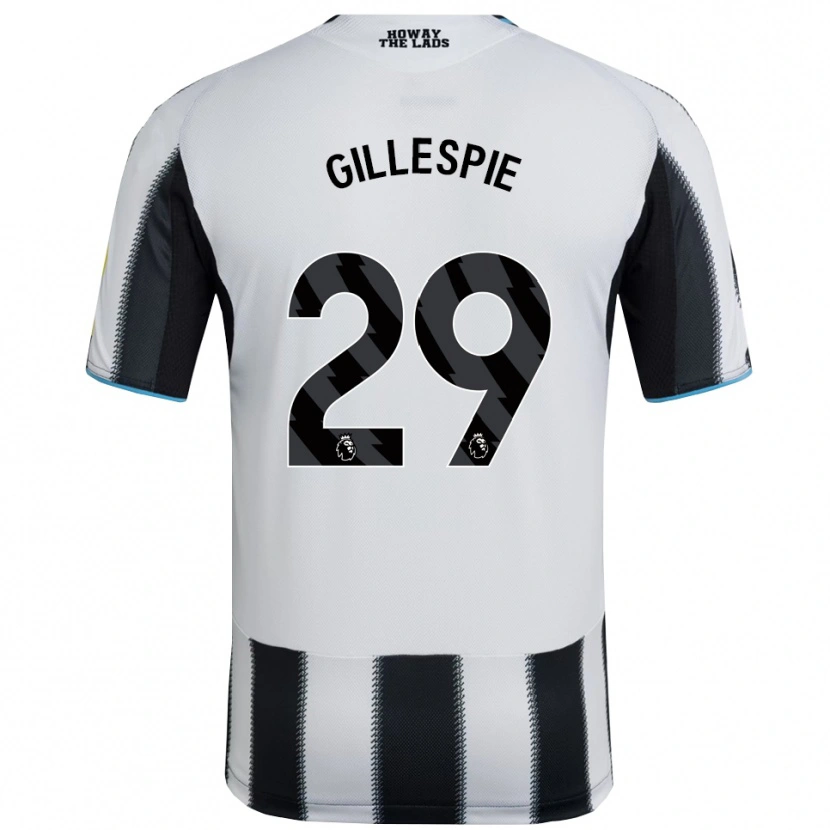 Danxen Women Mark Gillespie #29 Black White Home Jersey 2025/26 T-Shirt
