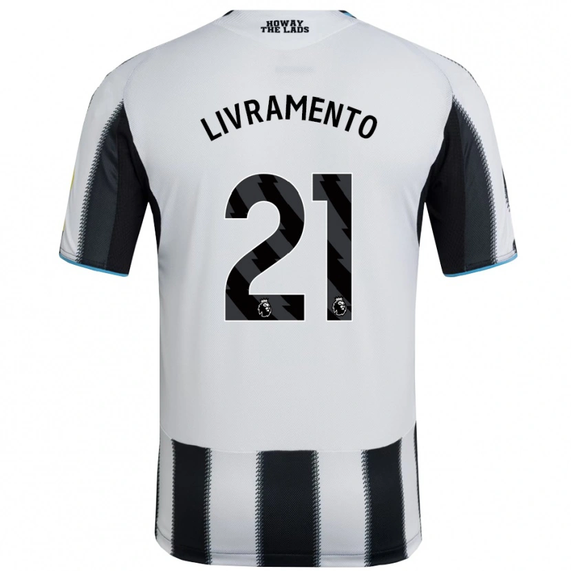 Danxen Women Tino Livramento #21 Black White Home Jersey 2025/26 T-Shirt