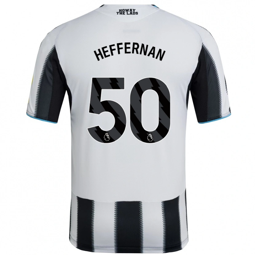 Danxen Women Cathal Heffernan #50 Black White Home Jersey 2025/26 T-Shirt