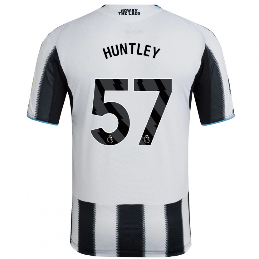 Danxen Women James Huntley #57 Black White Home Jersey 2025/26 T-Shirt