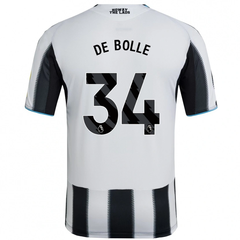 Danxen Women Lucas De Bolle #34 Black White Home Jersey 2025/26 T-Shirt