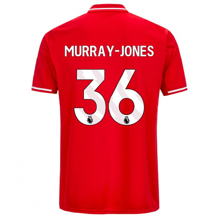 Danxen Women George Murray-Jones #36 Red White Home Jersey 2025/26 T-Shirt