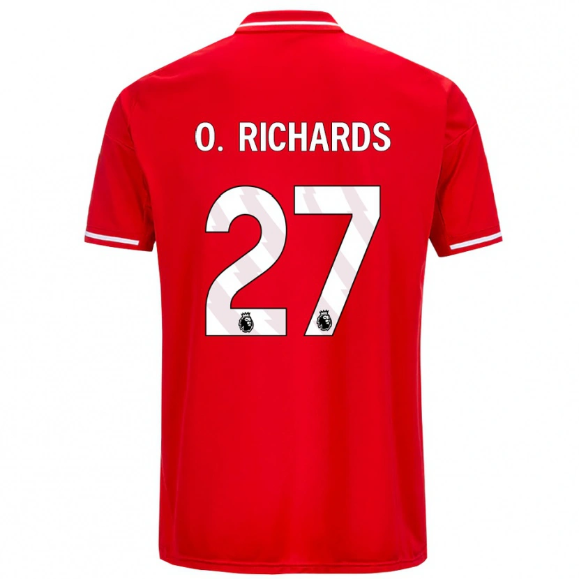 Danxen Women Omar Richards #27 Red White Home Jersey 2025/26 T-Shirt