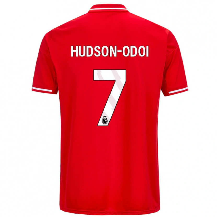 Danxen Women Callum Hudson-Odoi #7 Red White Home Jersey 2025/26 T-Shirt