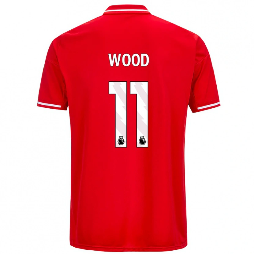 Danxen Women Chris Wood #11 Red White Home Jersey 2025/26 T-Shirt
