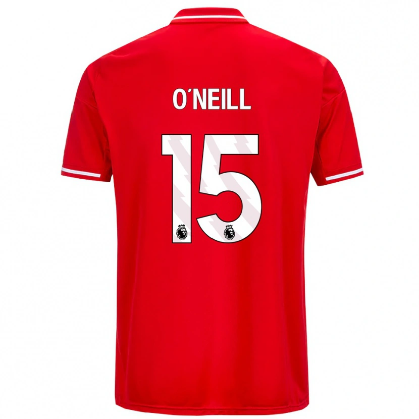 Danxen Women Laura-Jayne O'neill #15 Red White Home Jersey 2025/26 T-Shirt