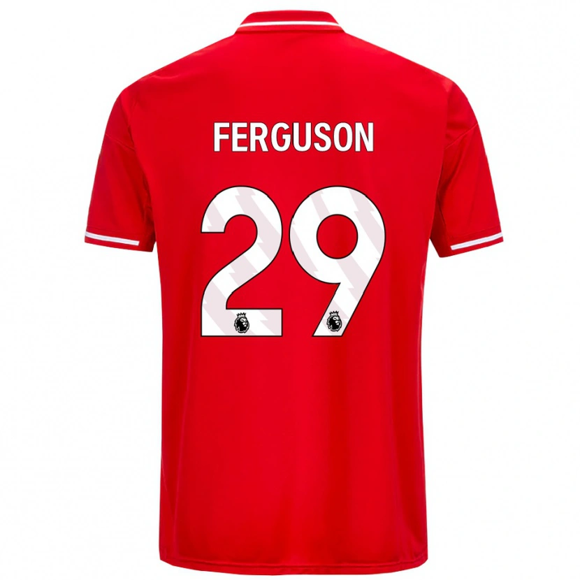 Danxen Women Georgie Ferguson #29 Red White Home Jersey 2025/26 T-Shirt