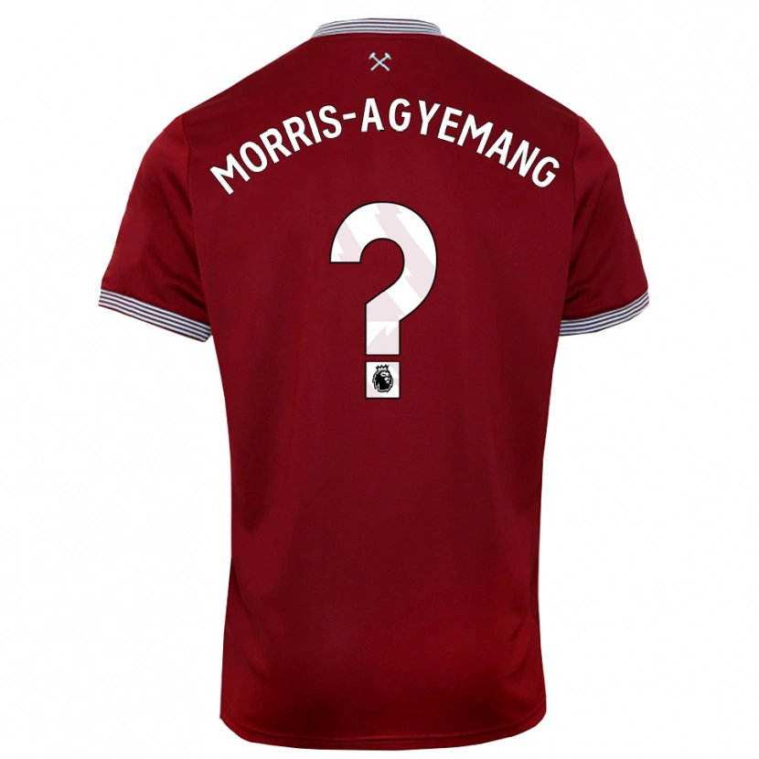 Danxen Women Reggie Morris-Agyemang #0 Burgundy White Home Jersey 2025/26 T-Shirt