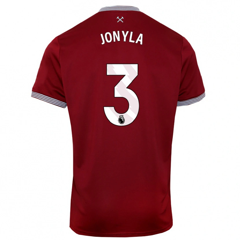 Danxen Women Tomas Jonyla #3 Burgundy White Home Jersey 2025/26 T-Shirt