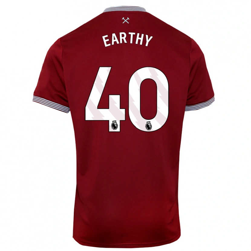 Danxen Women George Earthy #40 Burgundy White Home Jersey 2025/26 T-Shirt
