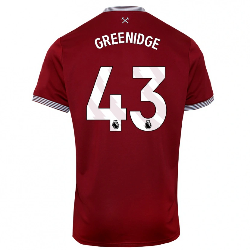 Danxen Women Will Greenidge #43 Burgundy White Home Jersey 2025/26 T-Shirt